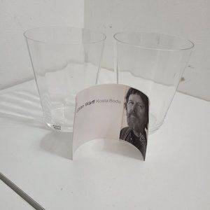 Vintage 1970's Kosta Boda hand blown Glasses/Tumblers by Goran Warff